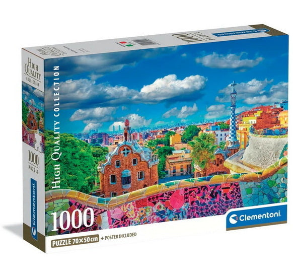 Parc Güell Barcelone 1000 mcx