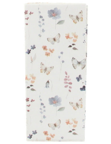 Papier de soie fleurs et papillons