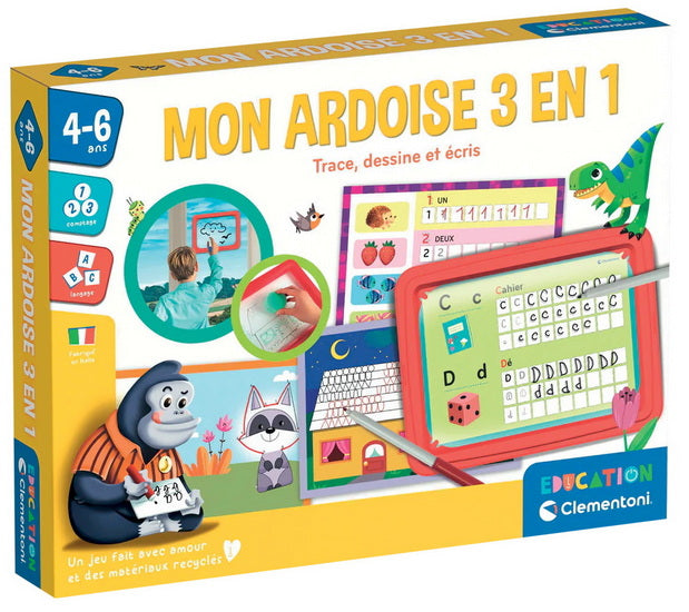 Mon ardoise 3 en 1