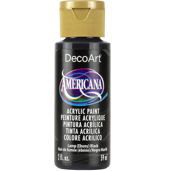 Americana Acrylic  Lamp Black - 60ml
