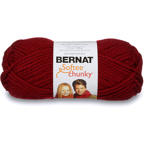 Fil softee chunky  #6 - 100gr - vin