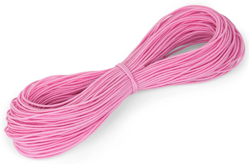 Pink Elastic Thread 1mm x 20m