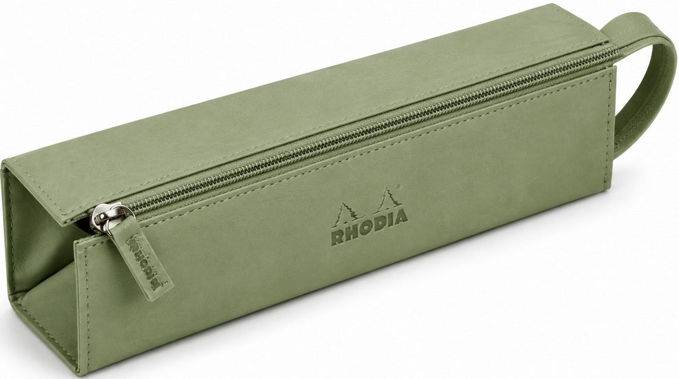 Trousse plumier à glissière - céladon