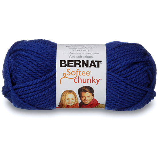 Fil softee chunky #6 - 100gr - bleu royal