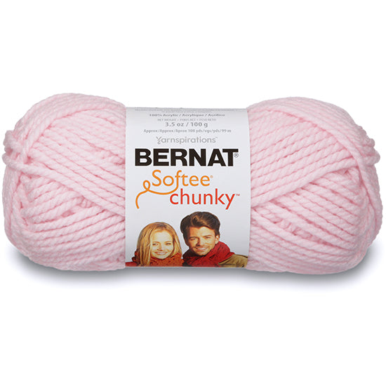 Fil softee chunky  #6 - 100gr - rose bébé