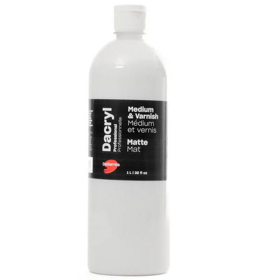 Medium and acrylic varnish - matte - 32oz
