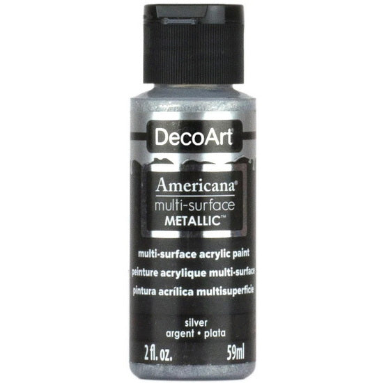 Americana Acrylic  Satin Metallic Silver- 60ml