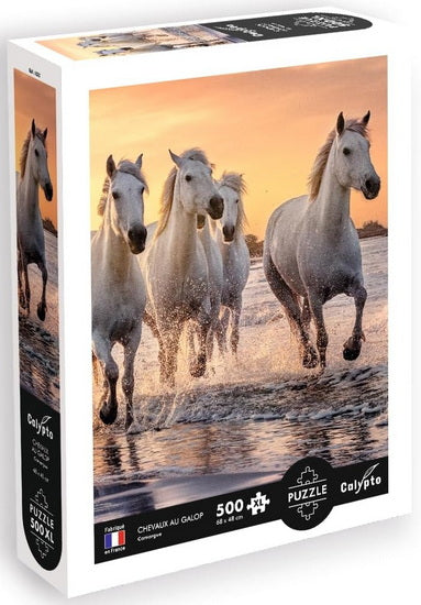 XL Puzzle - Galloping Horses, 500 Pieces