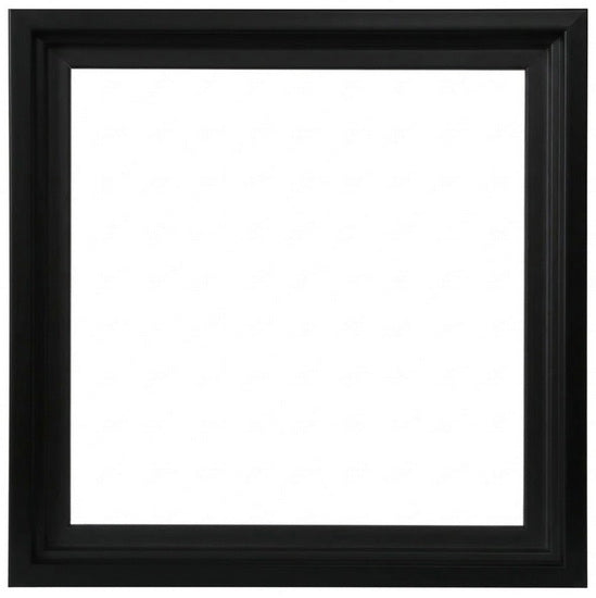 Cadre flottant noir - 16x16po
