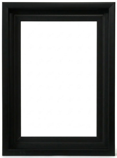 Cadre flottant musée noir - 18x36po