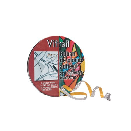 Lead adhesive strip - vitrail - 3mmx10m