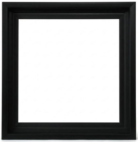 Floating Museum Frame Black - 36x36"
