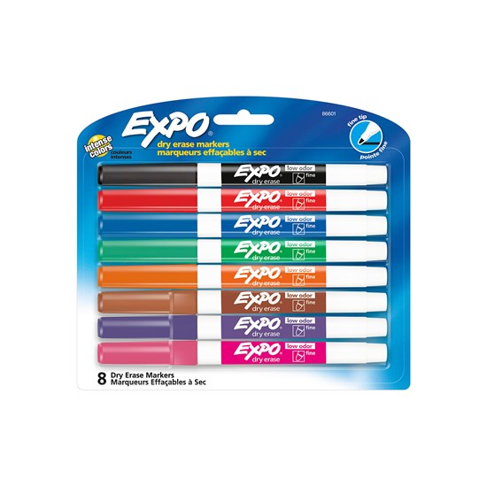 Set of 8 Dry Erase Markers