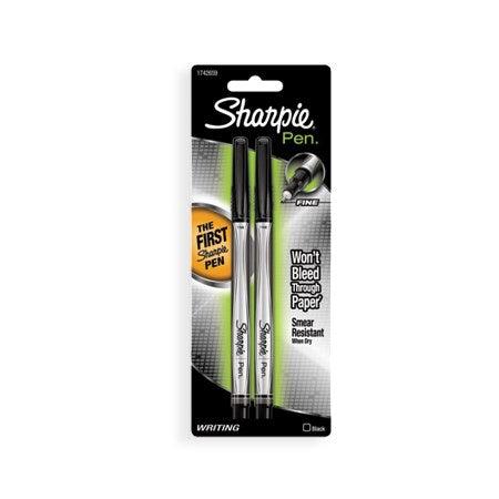 Ens. 2 stylos sharpie pointe fine noir 0.4mm