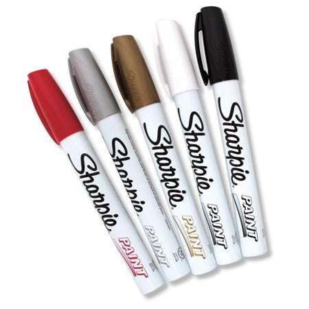 Ens. 5 marqueurs peinture sharpie de base