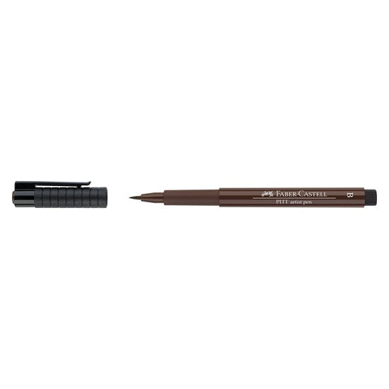 Pitt brush tip marker sepia