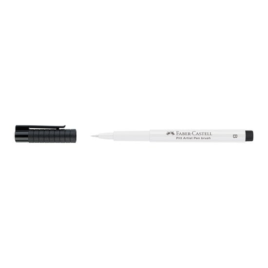 Pitt brush tip marker white