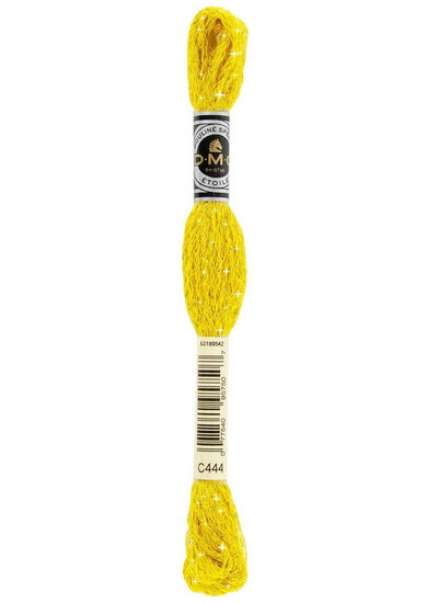 Fil à broder - étoile- citron foncé