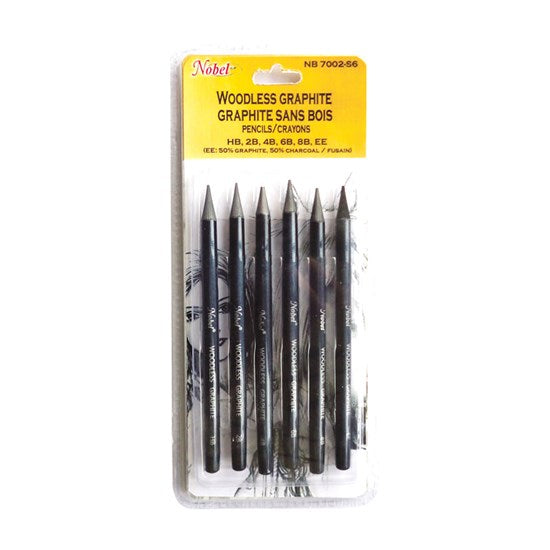 Nobel ens. crayons graphite (6)