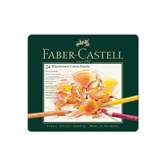 Set of 24 polychromos pencils