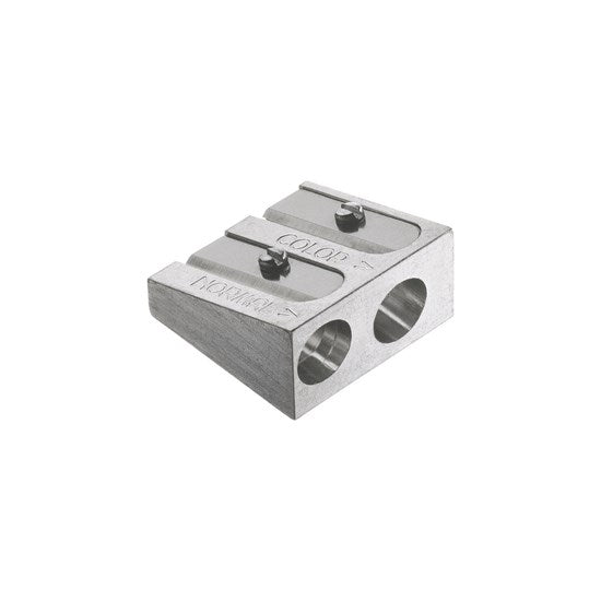 2-Hole metal pencil sharpener
