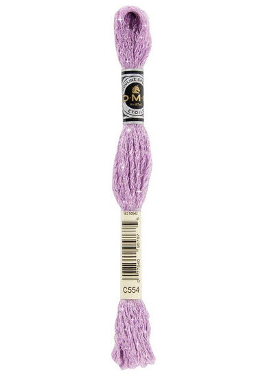 Embroidery floss - glitter - light violet