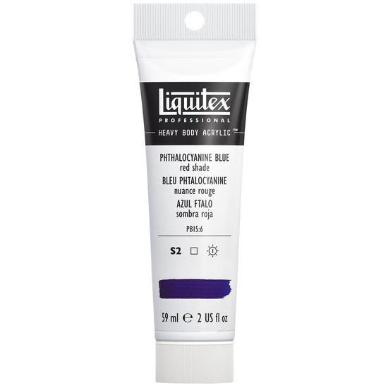 Acrylic hb - 2oz - phthalocyanine blue red shade - s2