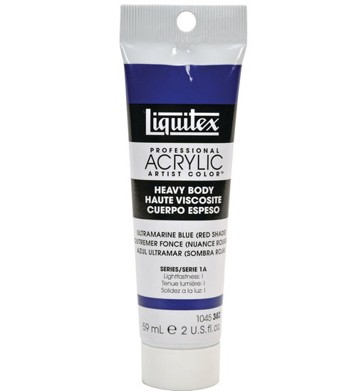 Acrylic hb - 2oz - ultramarine blue red shade - s1a