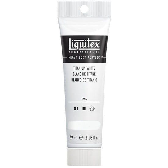 Acrylic hb - 2oz - titanium white - s1