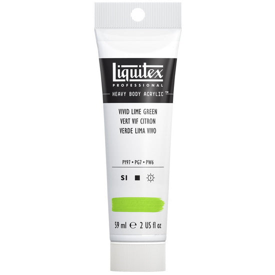Acrylic hb - 2oz - vivid lime green - s1a