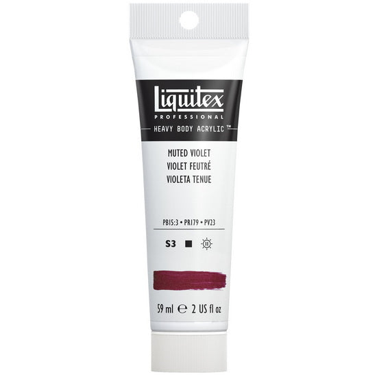 Acrylic hb - 2oz - muted violet - s3