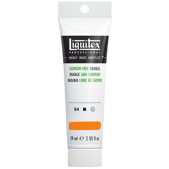 Acrylic hb - 2oz - cadmium free orange - s4