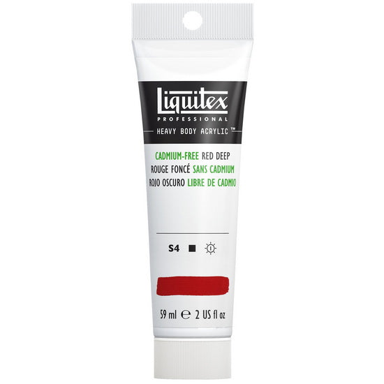 Acrylic hb - 2oz - cadmium free red deep - s4