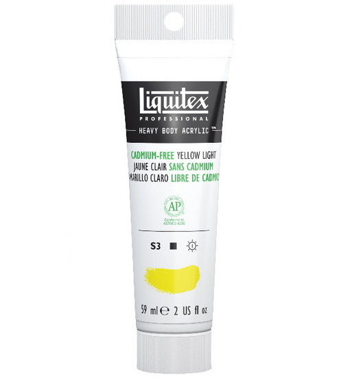 Acrylic hb - 2oz - cadmium free yellow light - s3
