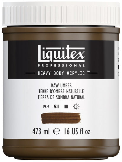 Acrylic hb - 16oz - raw sienna - s1