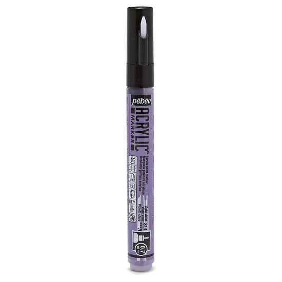 Acrylic marker - decomarker - 0.7 mm - lavender