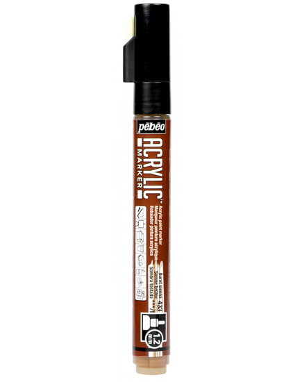 Paint marker - decomarker - 1.2mm - burnt sienna