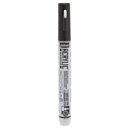 Paint marker - decomarker - 1.2mm - white nepal