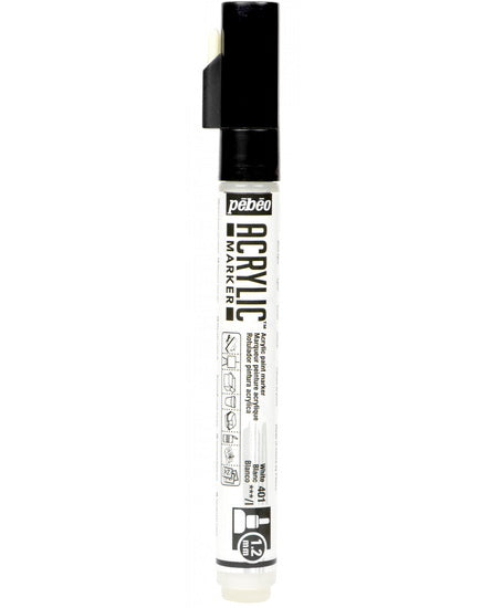 Paint marker - decomarker - 1.2mm - white