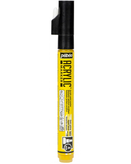 Acrylic marker - decomarker - round 4mm - dark yellow