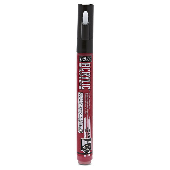 Acrylic marker - decomarker - round 4mm - red