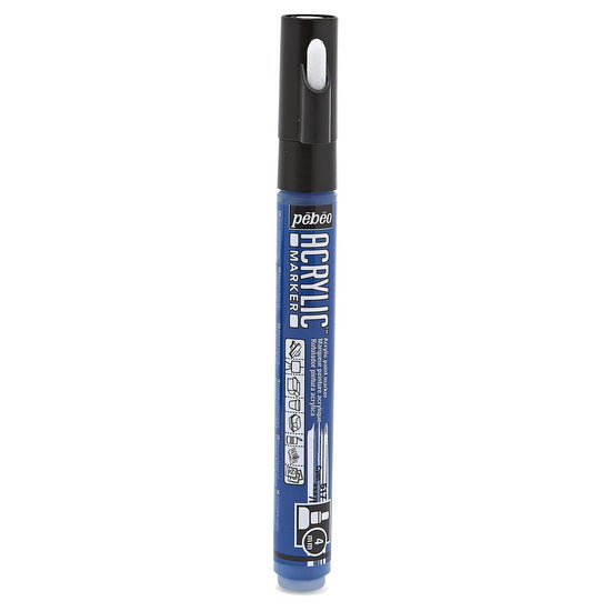 Acrylic marker - decomarker - round 4mm - cyan