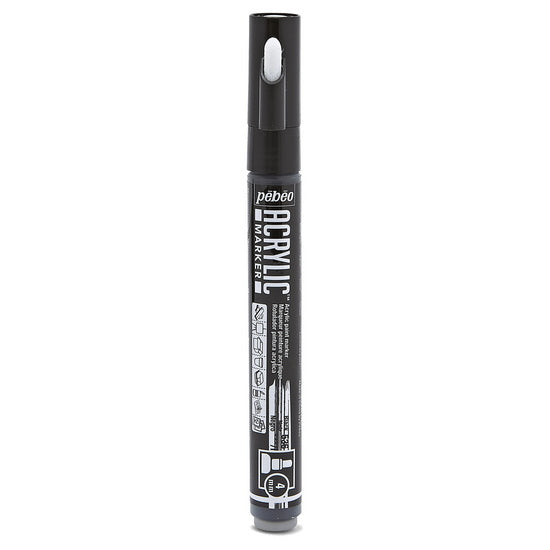 Acrylic marker - decomarker - round 4mm - black