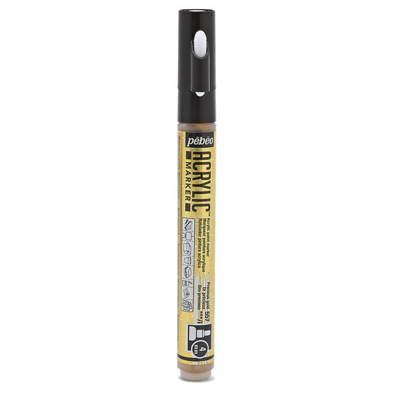 Acrylic marker - decomarker - round 4mm - precious gold