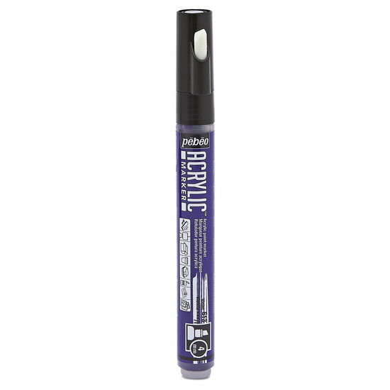 Acrylic marker - decomarker - chisel 4mm - violet