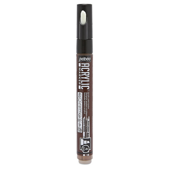 Acrylic marker - decomarker - chisel 4mm - burnt sienna