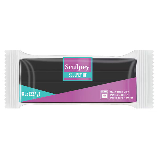 Sculpey III Oven-Bake Clay - BLACK OUNCE