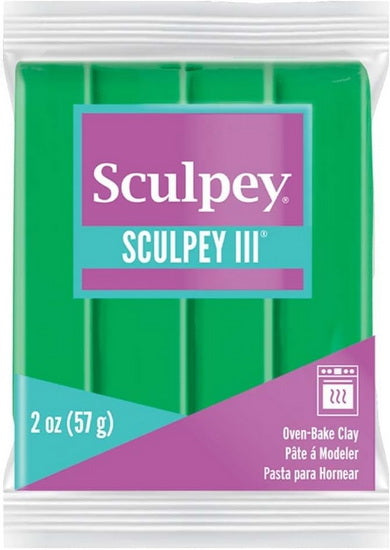 Sculpey III Oven-Bake Clay - EMERALD OUNCE