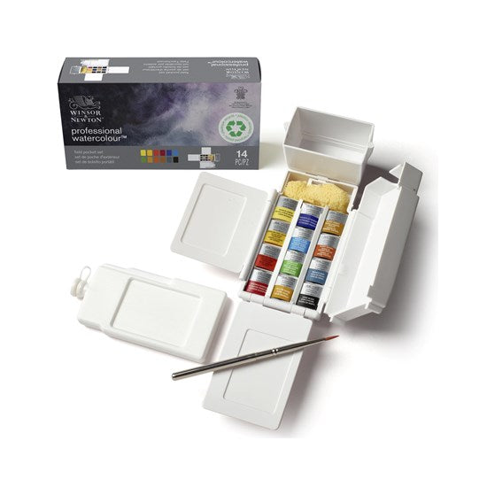 Set of 12 Half Pan Professional Watercolour