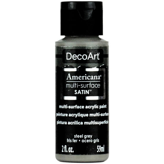Americana Acrylic  Satin Steel Grey - 60ml